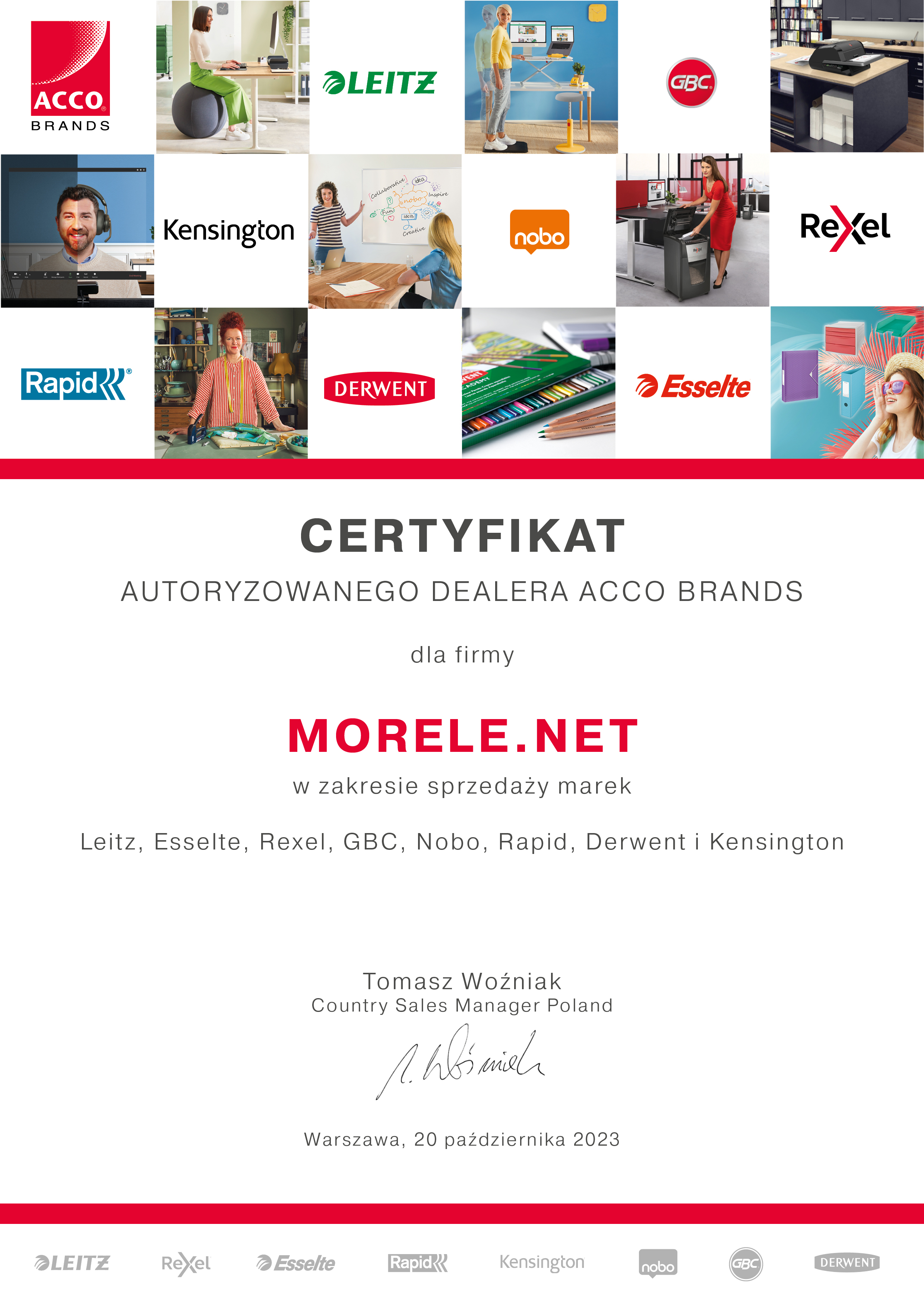Certyfikowany partner Esselte