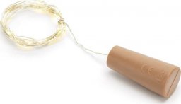  Lampki LED z korkiem do butelki, ciepły biały, 197cm one size