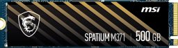 Dysk SSD MSI Spatium M371 500GB M.2 2280 PCI-E x4 Gen3 NVMe (S78-440K160-P83)