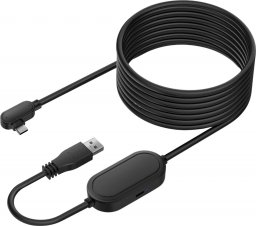 Vortex Virtual Reality Kabel 5m ze wzmacniaczem sygnału do Gogli VR| do Quest 2, PICO 4, HTC Focus 3