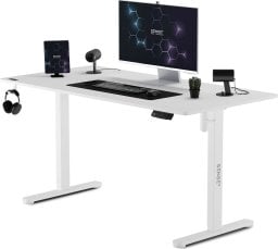 Biurko SENSE7 Nojo Białe 140 cmx70 cm White