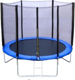 Trampolina Trampolina ogrodowa dla dzieci siatka 305cm 10ft 150kg