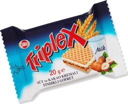 Triplex Wafel z kremem i orzechem laskowym 20g