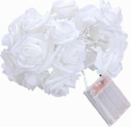 Aptel GIRLANDA 10DIOD LED W KSZTAŁCIE RÓŻ 150cm biała ZD73B