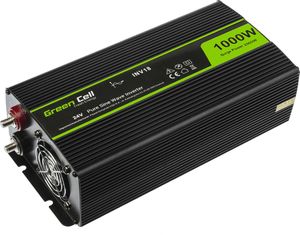Przetwornica Green Cell 24V/230V 1000W/2000W (INV18) 1