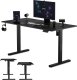 Biurko SENSE7 Nojo Czarne 140 cmx70 cm Black 4